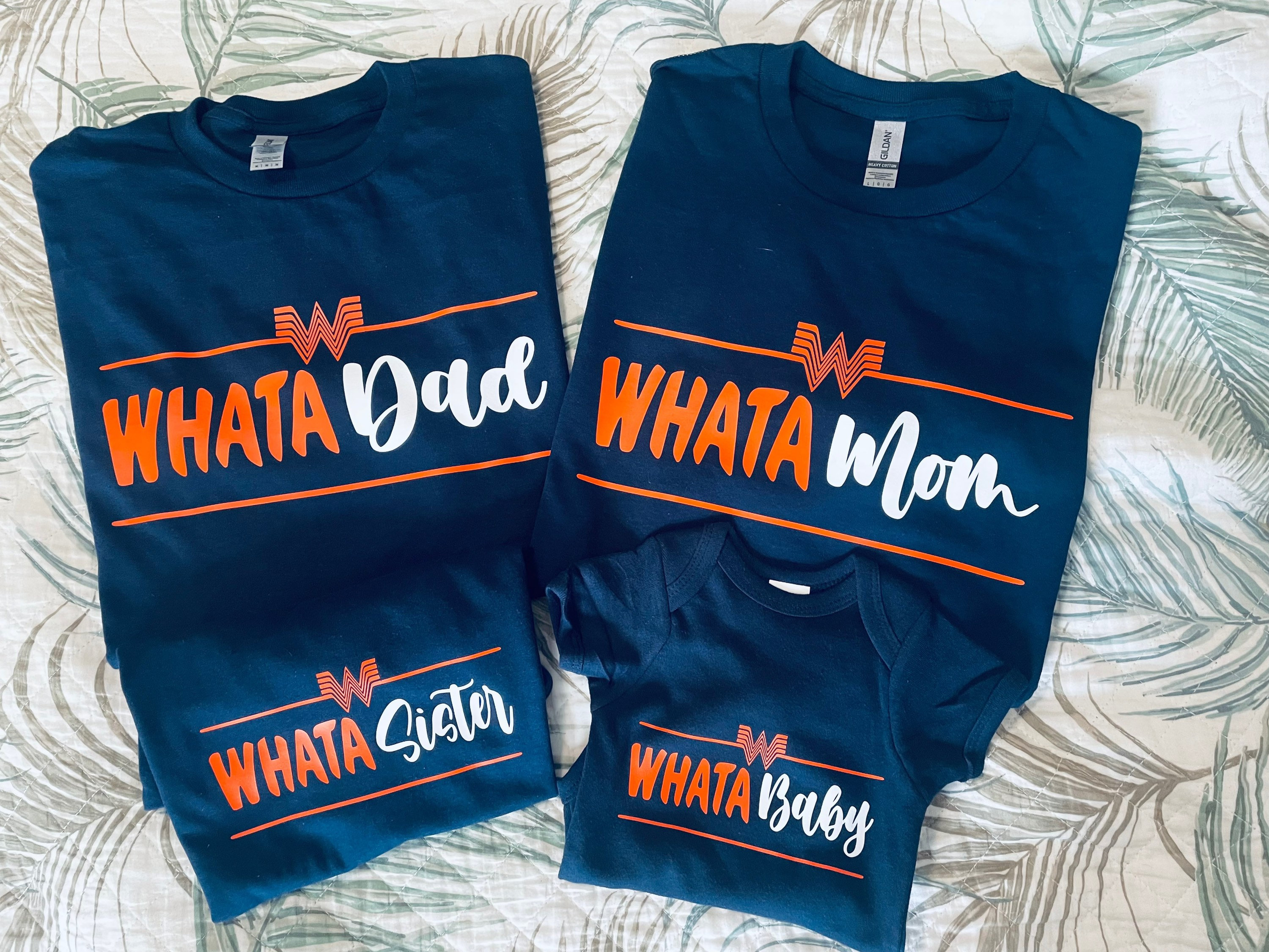 CarrCreationsTX Whataburger Whata (Your Text) Shirt! Dad/Mom/Bro Etc!