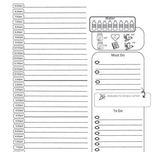 Daily Planner Sheet