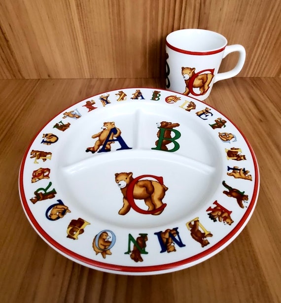 NEW Tiffany cheapest & Co Alphabet Bears cup and plate