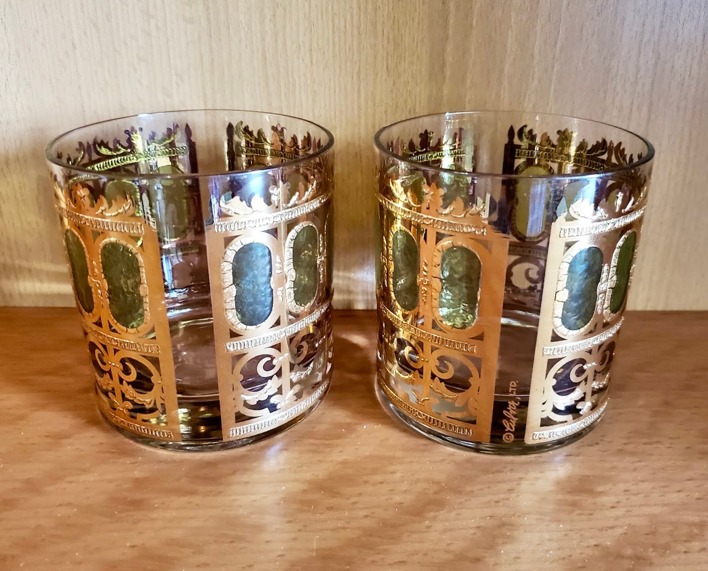 Rare Pair Of Baccarat Etna Lowball Glasses, Limited Edition 2011 From Japan