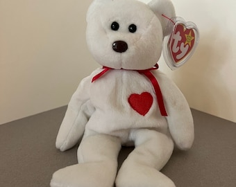Rare Brown Nose error Valentino TY beanie baby with tags