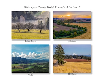 Greeting cards with photos of Oregon's Washington County (Set No. 2)