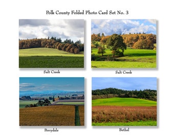 Greeting cards with photos of Oregon's Polk County (Set No. 3)