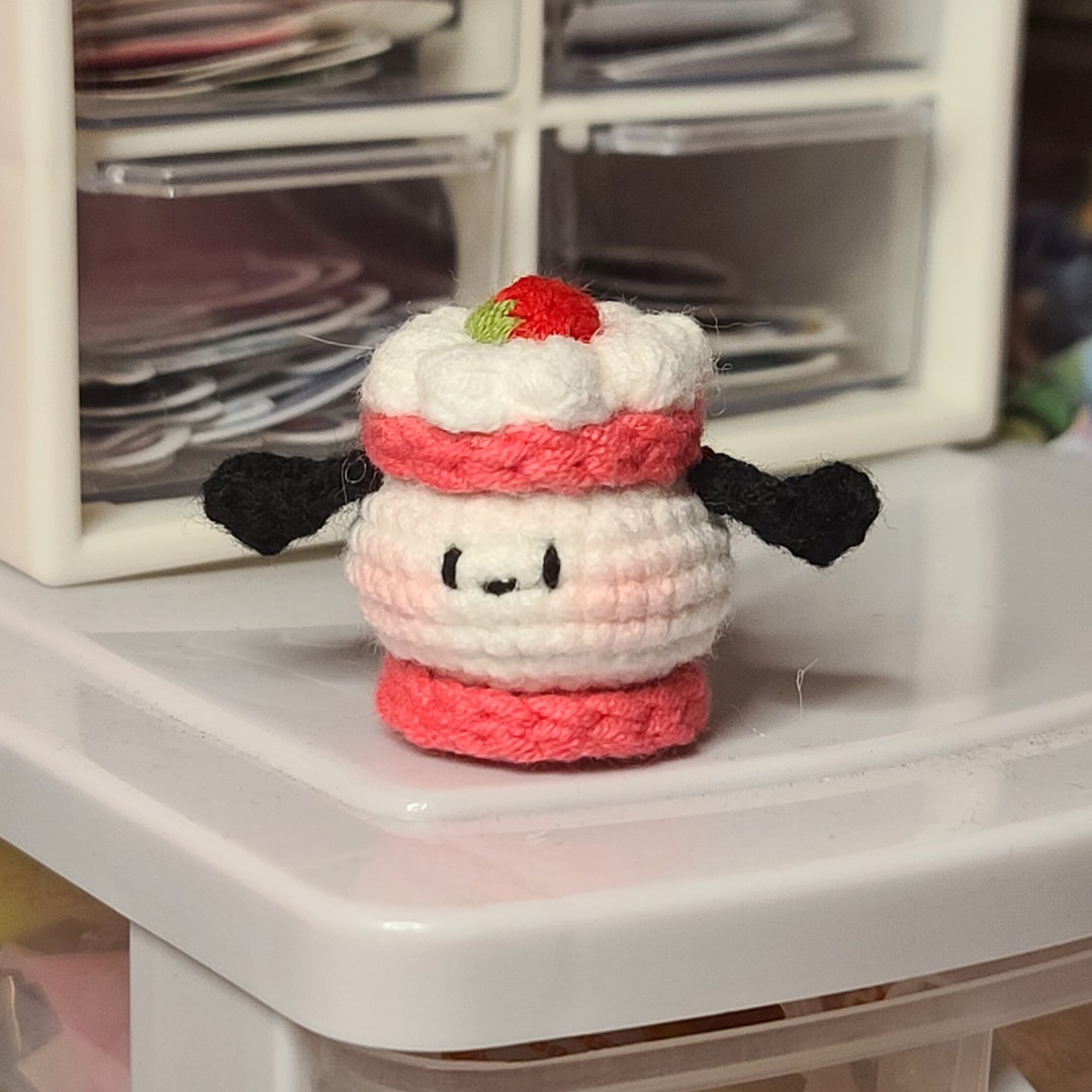 Pochacco Cookie Keychain Crochet Keychain Crochet Cartoon Character - Etsy