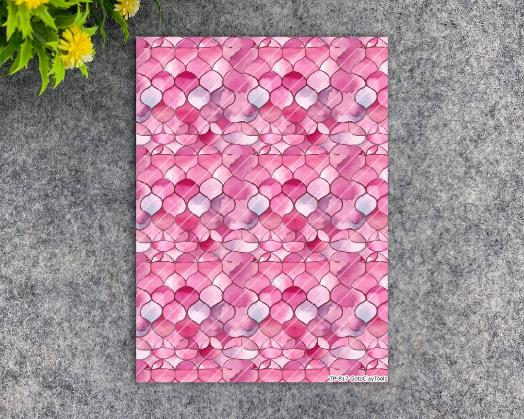 Transfer Paper for Polymer Clay, Watercolor Tiles, Water Soluble