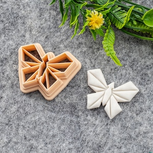 Polygonal Butterfly Clay Cutter, Embossed Butterfly Polymer clay cutter, Earring cutter