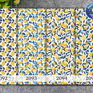 Papel de transferencia de arcilla polimérica de limón y hojas: imagen soluble en agua (10 x 14 cm)