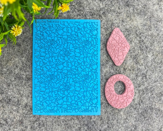 Silicone Texture Mat Polymer Clay, Polymer Clay Rubber Mats