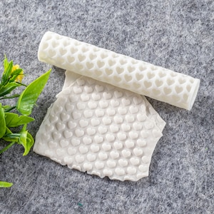 Heart Texture Roller for Polymer Clay: 3D Printed Pottery Tool