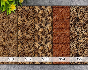 Water soluble Transfer paper for polymer clay, Leopard transfer paper, polymer clay image transfers, Cheetah clay transfer paper