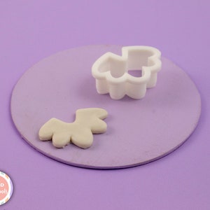 Mini Clay Cutter Set of 3 / Polymer Clay Cutters / Micro Cutters