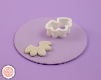 Half Flower Polymer Clay Cutter: Earring Making Tool