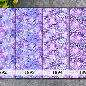 Wasserlösliches Transferpapier für Polymer Clay, Lila Aquarell Punkte, Polymer Clay Bildtransfers, magisches Transferpapier