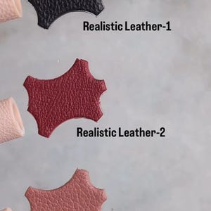 Rodillo de textura de cuero realista para arcilla polimérica - Rodillo de cuero sintético