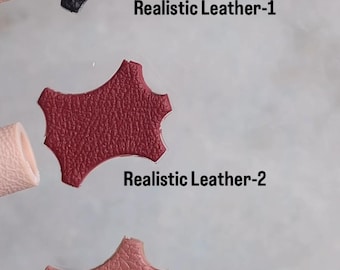 Realistic Leather Texture Roller for Polymer Clay - Faux Leather Roller
