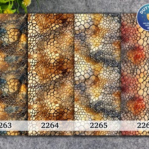 ポリマークレイ用抽象大理石模様転写紙（4x5.5インチ）