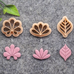 Art deco Scallop fan clay cutter, earring polymer clay cutter, Shell jewellery cutter, Art deco cutter Polymer clay tools #620
