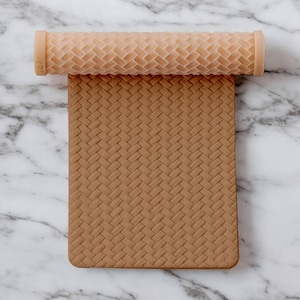 Rattan Texture Roller, Polymer Clay Texture Roller, Clay Texture Roller, Polymer Clay Roller, Texture Roller for Earring making #127