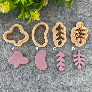 Organic shape dangle clay cutter, earring polymer clay cutter, long dangle jewellery cutter, Organic cutter Polymer clay tools #669