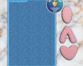 Sand Paper Texture mat for polymer clay, Polymer Clay Rubber Texture mat, Texture Tile mats, Rubber Texture Sheet #529