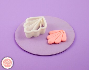 Embossed Flower Clay Cutter: Polymer Clay Earring Tool