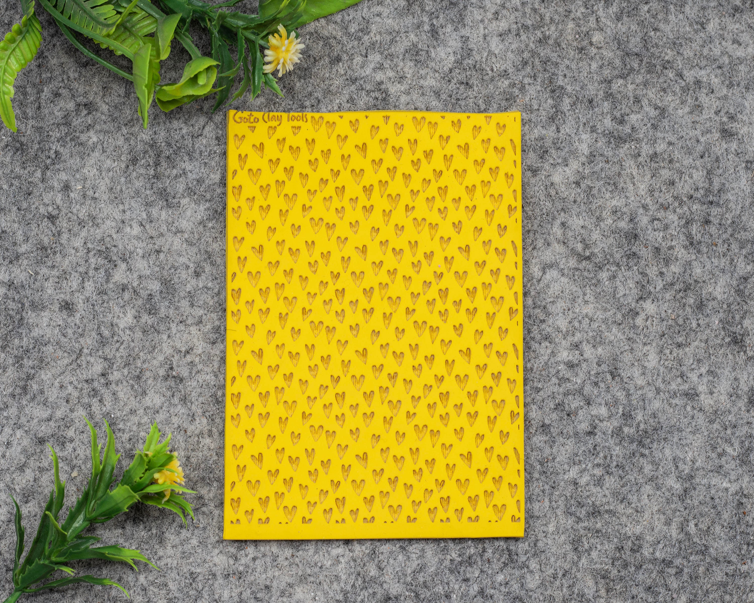 Flower Meadow Texture Mat for Polymer Clay