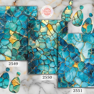 Carta transfer per argilla polimerica, Vetro colorato verde, Carta transfer solubile in acqua per argilla, Trasferimenti in argilla, Fogli per trasferimenti in argilla