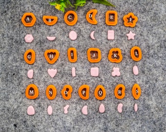 Organic Shape Polymer Clay Cutters: Stud Earring Molds