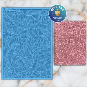 Tapete de textura de goma de piel de serpiente para arcilla polimérica (74 mm x 105 mm) (#548)