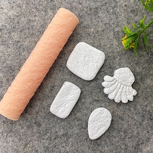 Sandpaper Texture Roller, Polymer Clay Texture Roller, Resin Hand Roller for Polymer Clay, Polymer Clay Tools #107