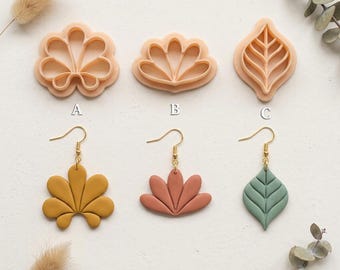 Art Deco Scallop Clay Cutter: Polymer Clay Earring Tool #620
