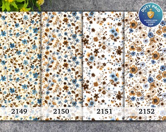 Floral Polymer Clay Transfer Paper: Water Soluble, 4x5.5"