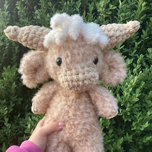 Crochet Highland Cow Plushie