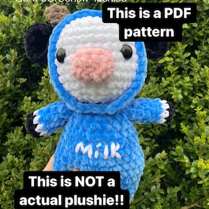 Moobelle Cow in a Onesies Crochet PDF Pattern, NO REFUNDS