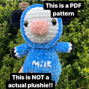 Moobelle Cow in a Onesies Crochet PDF Pattern, NO REFUNDS