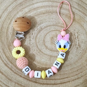 Personalized pacifier chain Disney Minnie Mouse daisy duck