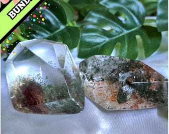 AAA Polished 2 Pcs Garden Quartz Freeform (153g) --- Tariffs/Duties Covered!