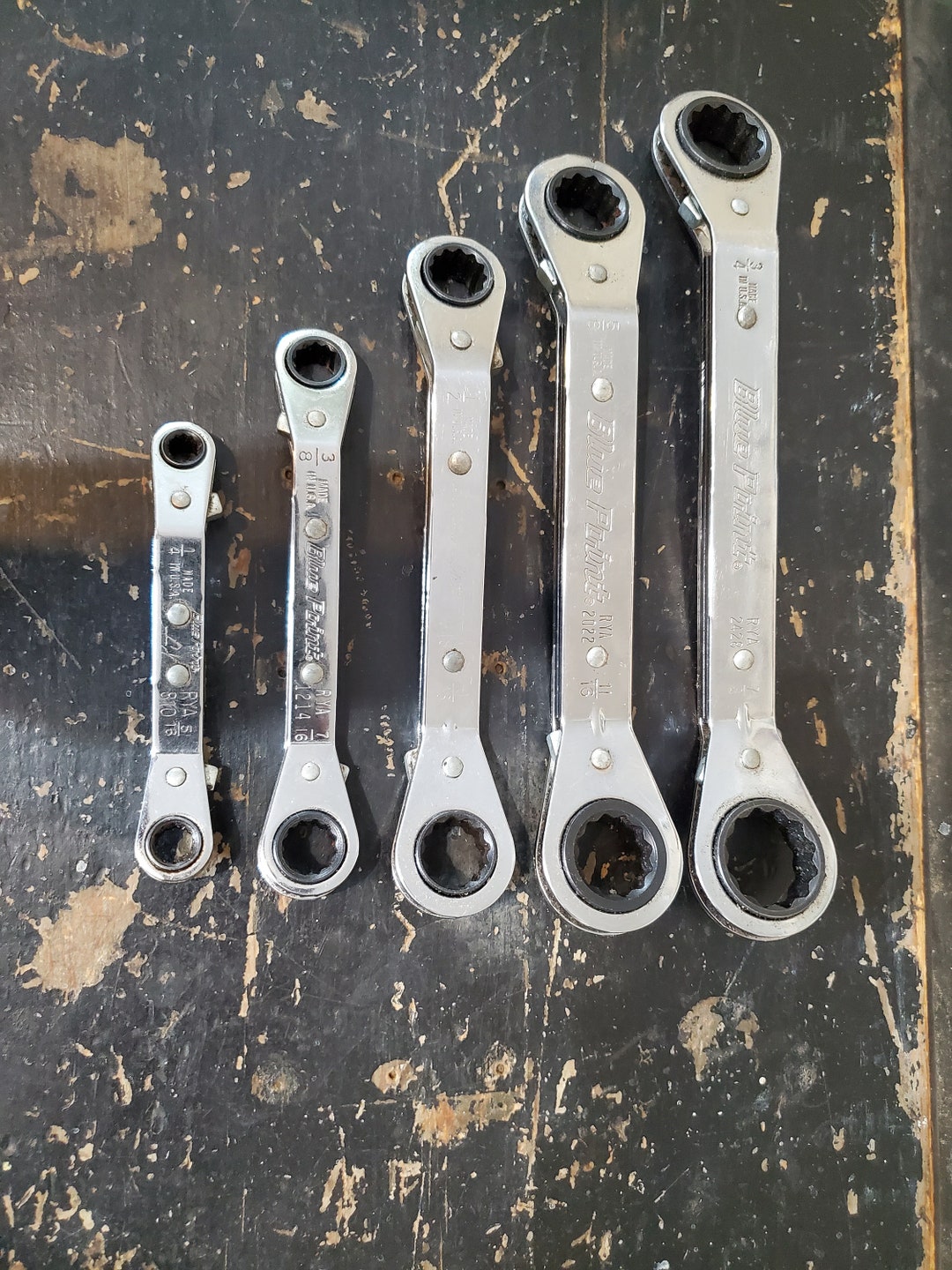 Vintage Blue Point Wrench Set Etsy