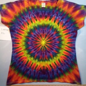 Ladies XL Dragon Eye tie dye t shirt