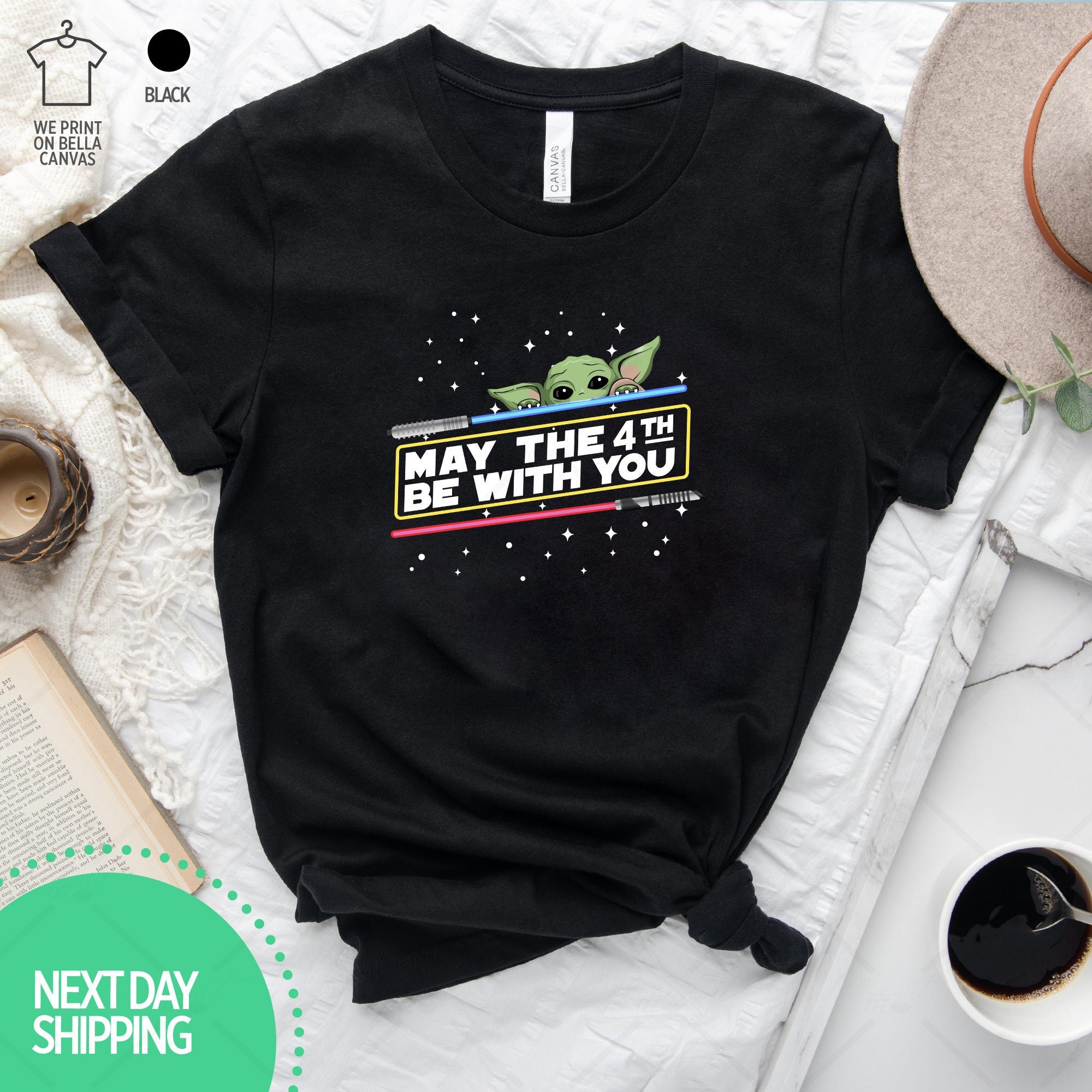 Discover May The 4th Be With You shirt, Disney Star Wars Day Shirt, Baby Yoda T-Shirt