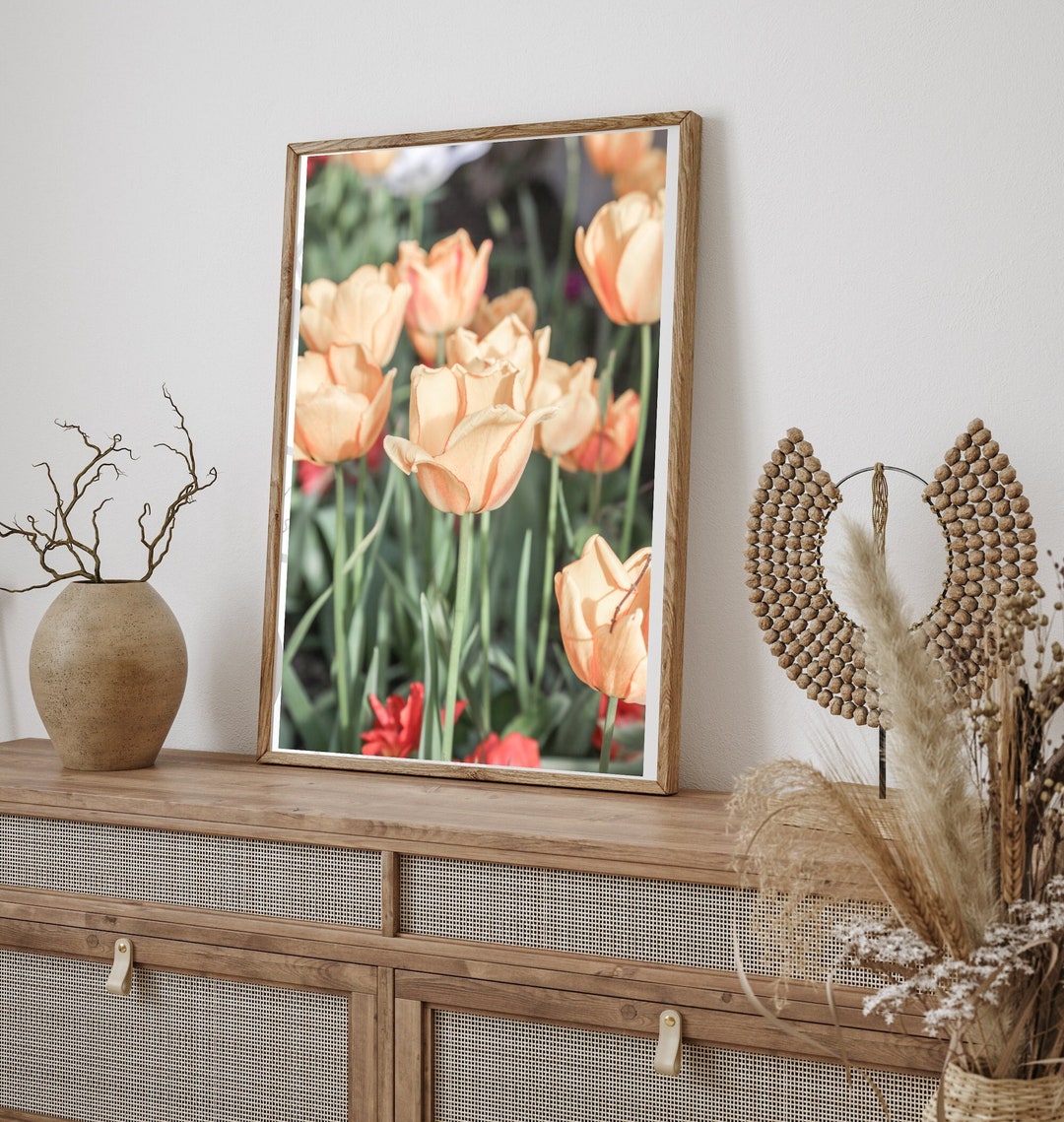 Tulip Wall Art, Botanical Poster, Digital Download, Boho Wall Art ...