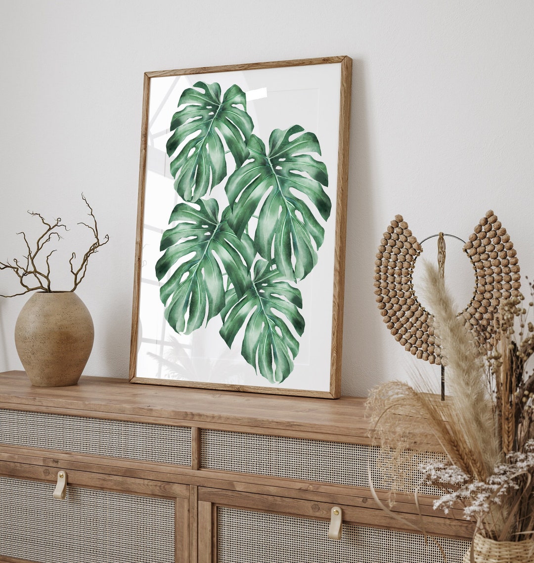 Monstera Print Monstera Leaves Print DIGITAL DOWNLOAD Monstera monstera-print-monstera-leaves-print-digital-download-monstera