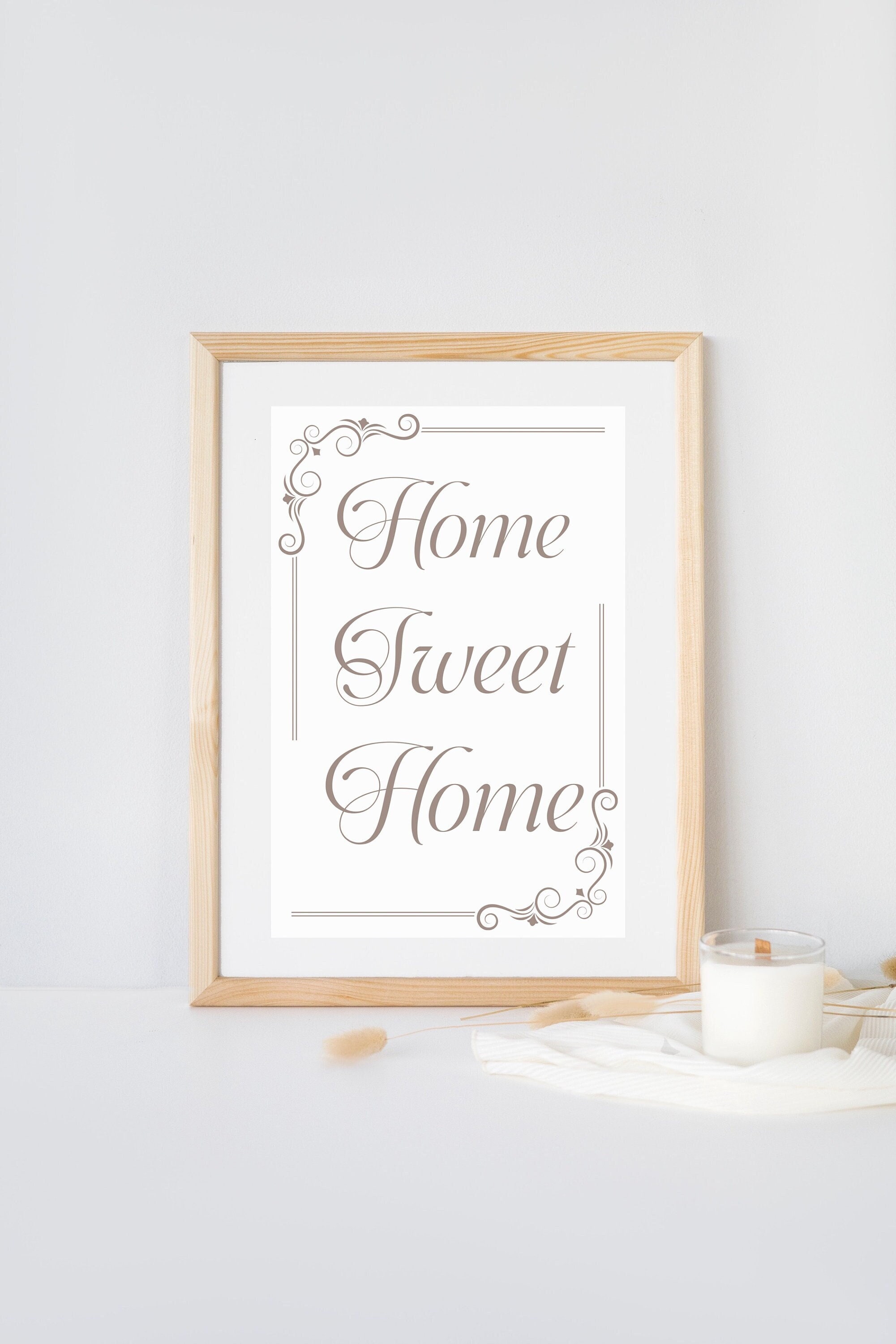 Home Sweet Home Watercolor Sign II