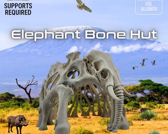 Elephant Bone Hut | STL Download