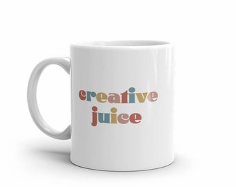 Creative Juice-mok | Geschenken voor schrijver | Auteur koffiemok