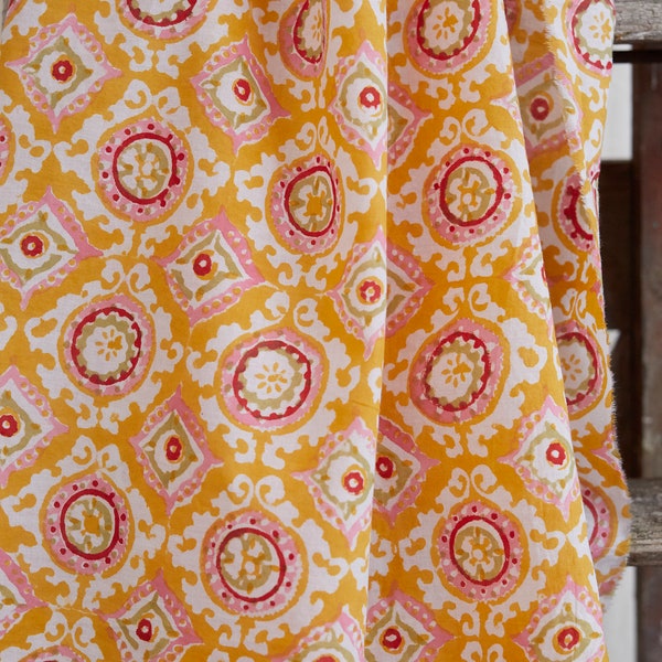 Block Print Fabric Etsy UK