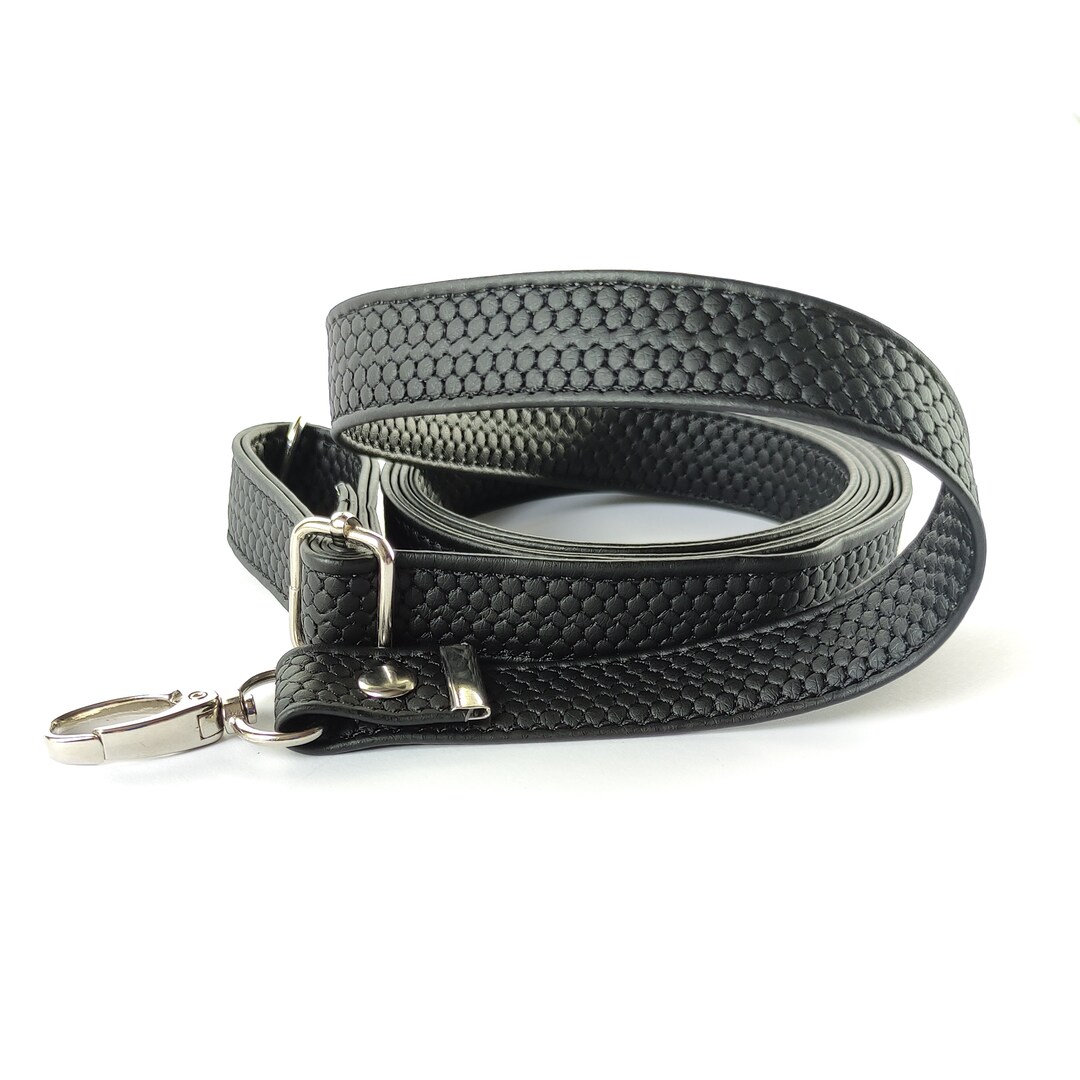 Extra Long Adjustable Crossbody Bag Strap, Replacement Thin Black Purse