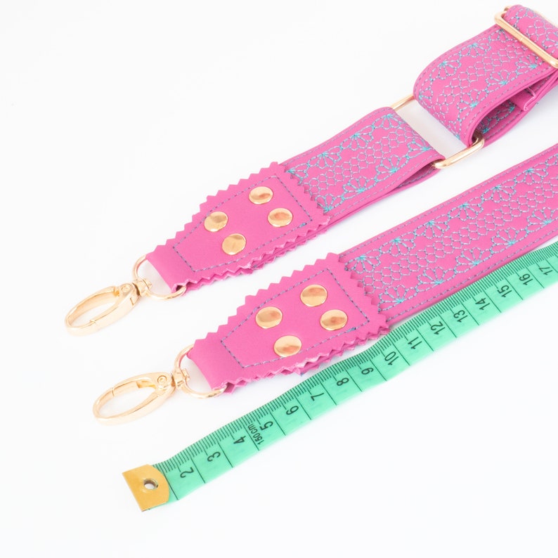 4cm Hot Pink Crossbody Bag Strap Replacement Adjustable Extra Etsy
