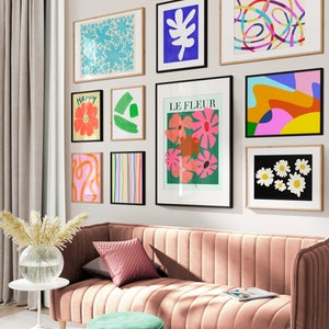 Gallery Wall Prints Set of Prints Colorful Wall Art - Etsy