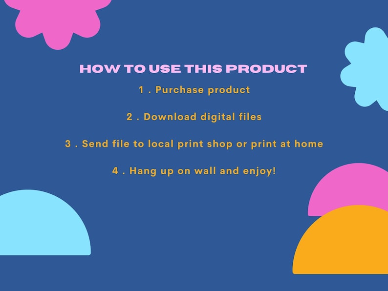 Gallery Wall Prints Set of Prints Colorful Wall Art Etsy